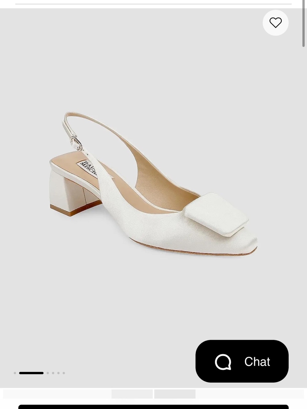 NWT pointed toe bride heels